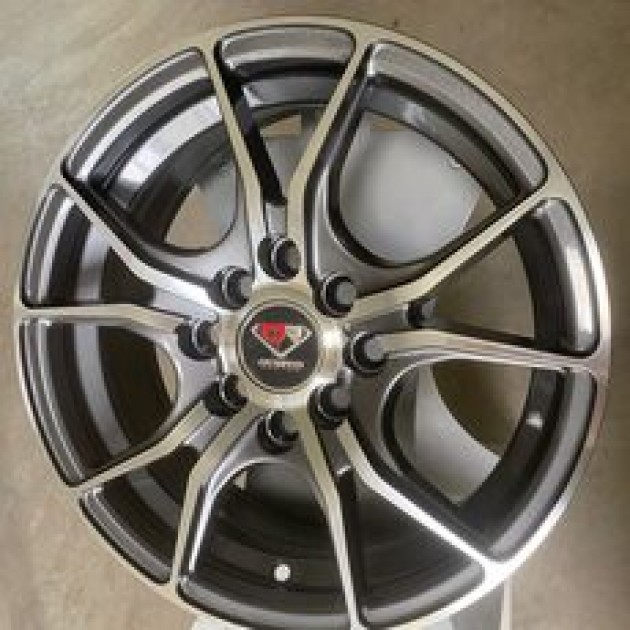 ZA 5.5-14 8X100-114.3 35x73.1 STW531 Gunmetal machined polished DGM+M ET CB | Κωδικός: DC5318100114DGM