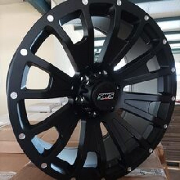 ZA 9.0-20 6X139.7 6x110 3814 Matt Black milling rivets ET CB | Κωδικός: RI-3814-01