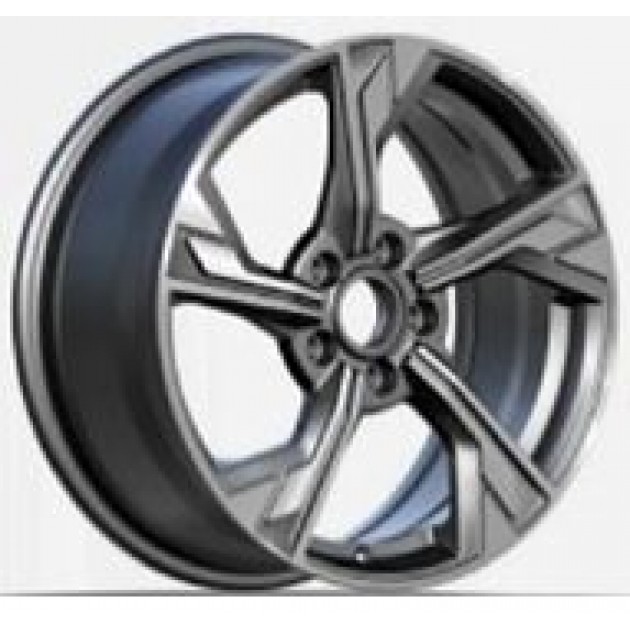 ZA 7.5x17 5x112 35x66.6 Satin gunmetal machined face 5375  ET AUDI Style CB | Κωδικός: RI-21945-215375