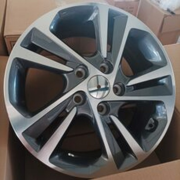 ZA 6.5x16 5x114.3 45x67.1 Gunmetal with diamond cut 6158  ET HYUNDAI Style CB | Κωδικός: RI-E6158-1983-10