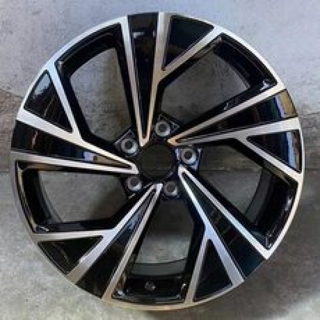 ZA 7.5x17 5x112 38x57.1 Black diamond cut 710  ET VW Style CB | Κωδικός: RI-ZT710-01