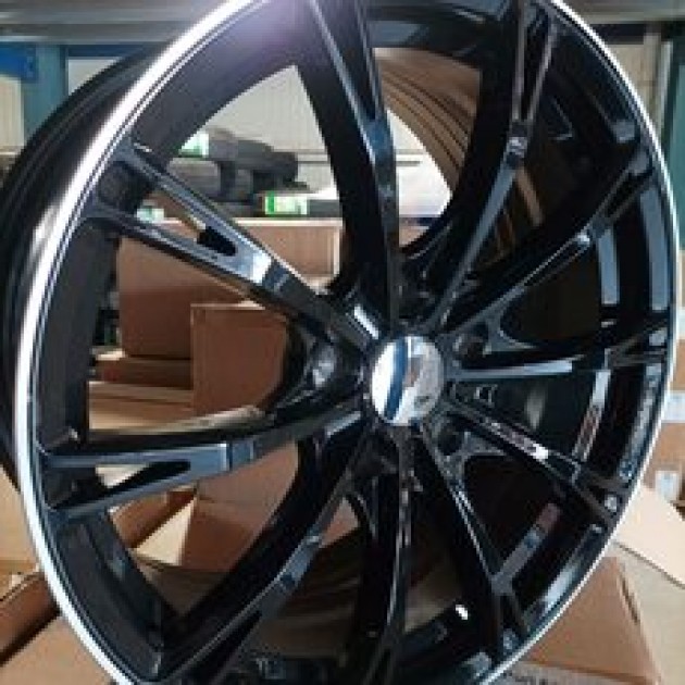 ZA 7.5-17 5X112 35x66.6 0031 Black machined lip ET CB | Κωδικός: RI-WC003-01