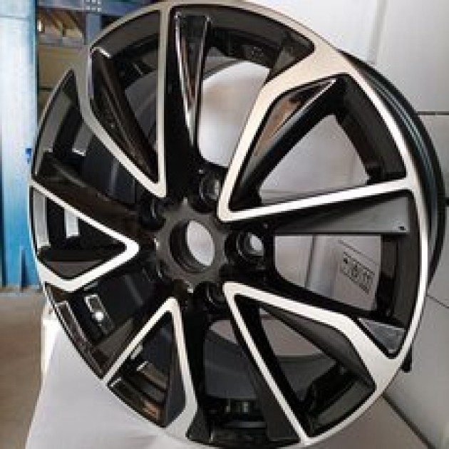 ZA 7.0x16 5x114.3 45x60.1 Black diamond cut 6170 (220)  ET TOYOTA Style (flat hole) CB | Κωδικός: RI-166170-01