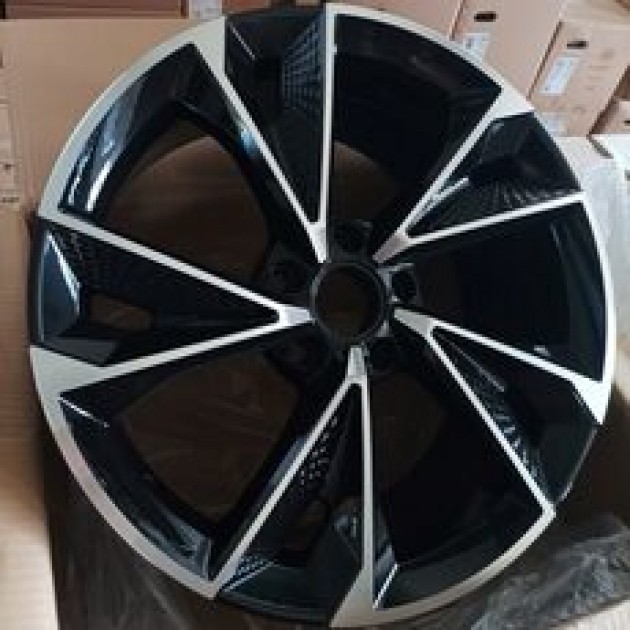 ZA 8.0x18 5x112 35x66.6 Black diamond cut 1566 (808)  ET AUDI Style CB | Κωδικός: RI-6424-05D1566