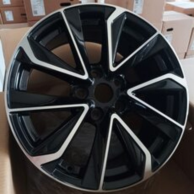 ZA 7.5x17 5x114.3 35x73.1 Black diamond cut 2038 (220)  ET TOYOTA Style CB | Κωδικός: RI-2038-01