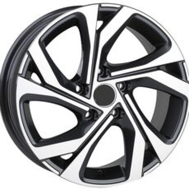 ZA 6.5x16 4x100 35x67.1 black with diamond cut 253  ET RENAULT Style CB | Κωδικός: CPE-RC253-02