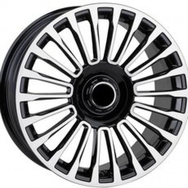 ZA 8.0x18 5x112 38x66.6 Black diamond cut 223 224  ET MERCEDES Style staggered CB | Κωδικός: CPE-RC223-01